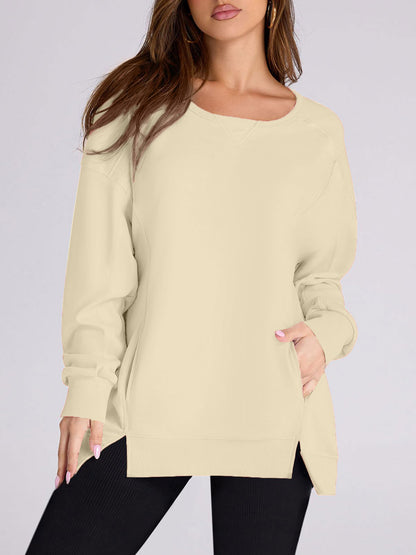 Women‘s Oversized Pullover with Pockets Buy 2 Free Shipping