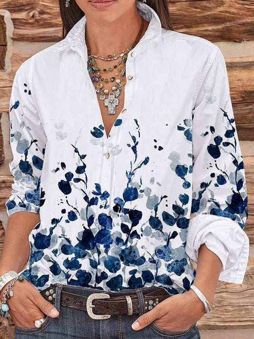Floral Print Casual Shirt