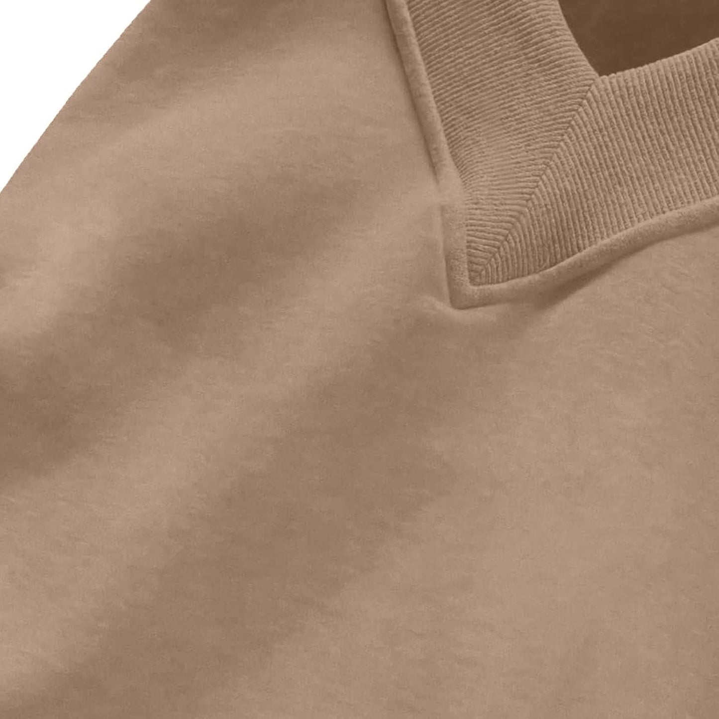 ✨Womens Casual Sweatshirt V Neck Oversized Hoodless Solid Pullover Buy 2 Free Shipping