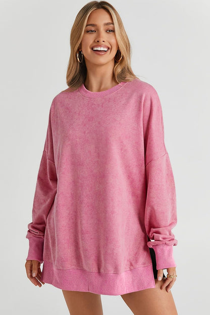 ✨Womens Casual Long Sleeve Crewneck Lightweight Pullover Tops Buy 2 Free Shipping