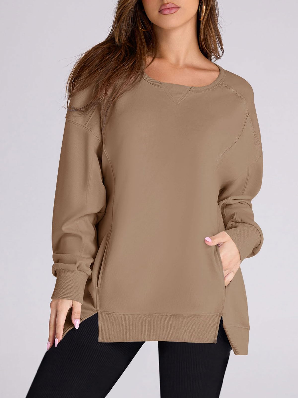 Women‘s Oversized Pullover with Pockets Buy 2 Free Shipping