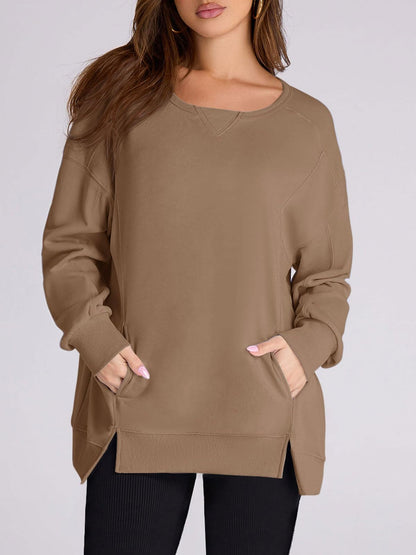 Women‘s Oversized Pullover with Pockets Buy 2 Free Shipping