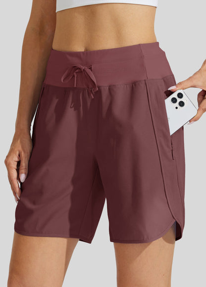 ✨Women's Active 7 Inseam Athletic Long Running High Wasistband Shorts(Buy 2 Free Shipping)