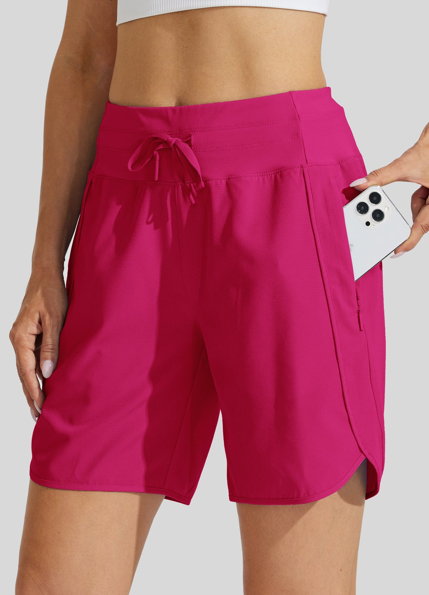 ✨Women's Active 7 Inseam Athletic Long Running High Wasistband Shorts(Buy 2 Free Shipping)
