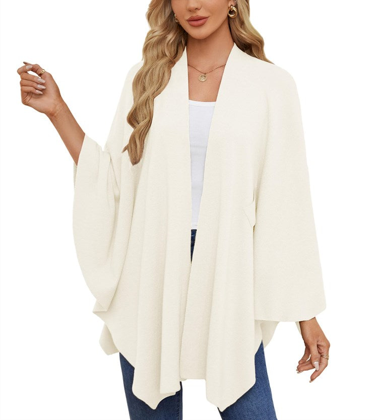 Autumn Women's Elegant Shawl Wraps Soft Open Front Poncho Sweater(Buy 2 Free Shipping)