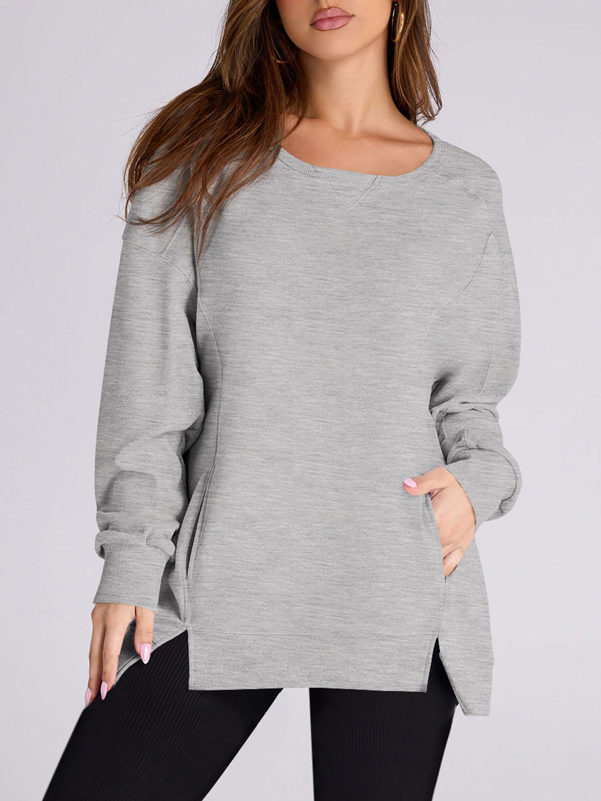 Women‘s Oversized Pullover with Pockets Buy 2 Free Shipping