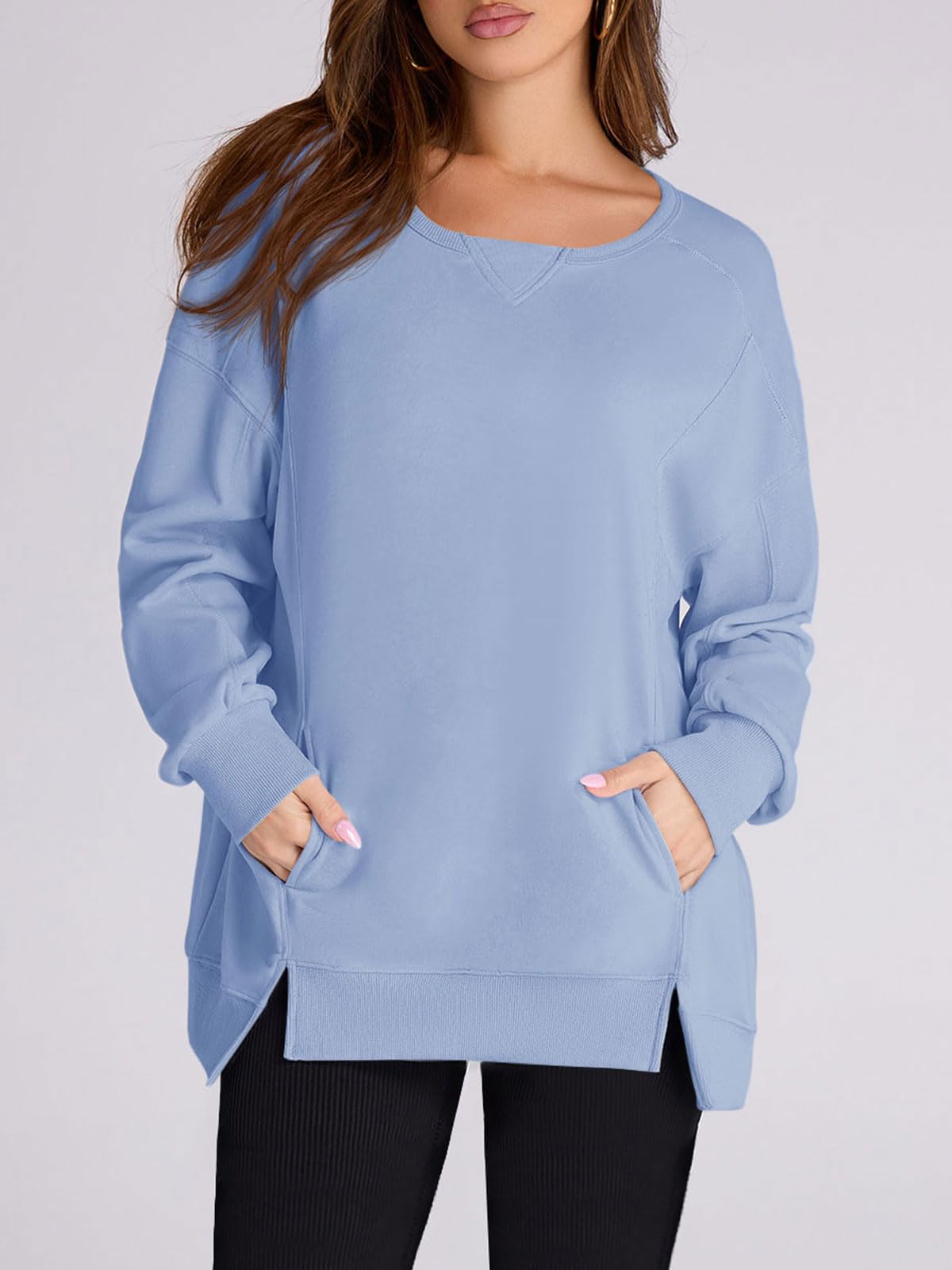 Women‘s Oversized Pullover with Pockets Buy 2 Free Shipping