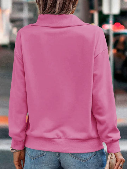 Women's Turtleneck Zipper Sweatshirt Buy 2 Free Shipping