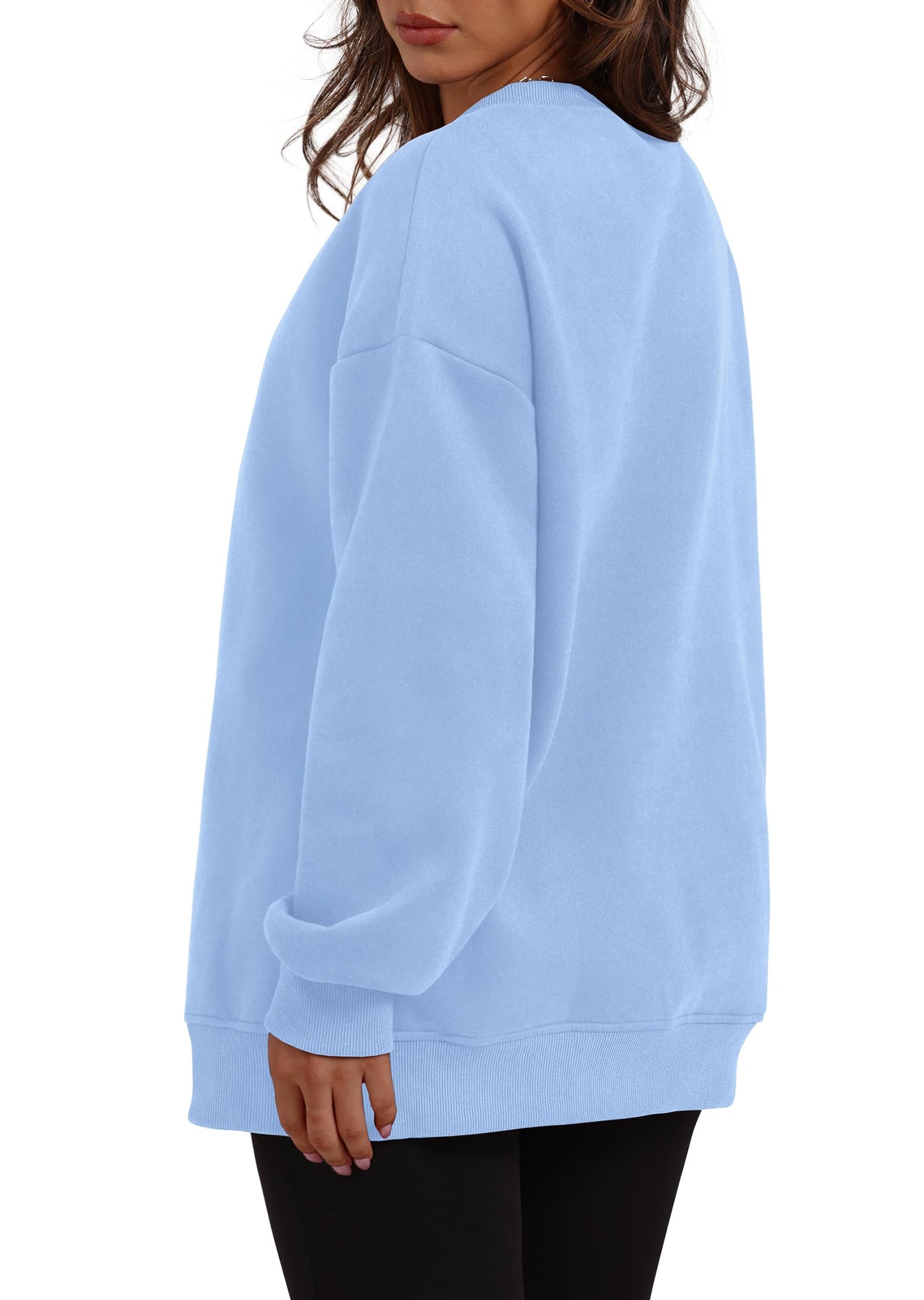 Women's Oversized Fleece Pullover with Hidden Pockets Buy 2 Free Shipping